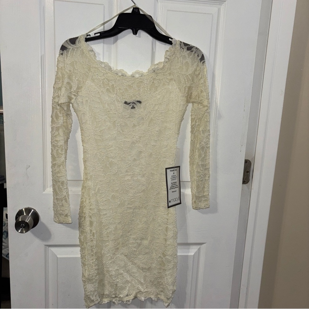 Cream Lace Dress